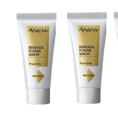 Pack of 4 Anew renewal power Serum with Protinol 4 x 10ml – travel/trial/holiday size by Avon