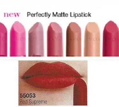 Avon True Colour Perfectly Matte Lipstick - RED SUPREME by True Colour
