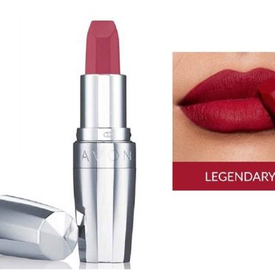 Matte Legend Lipstick – a sculpted matte lip colour – no need for lip liner or lip brush – colour Legendary – 36g – by Avon