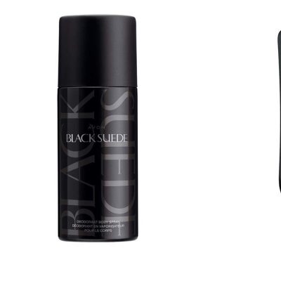 Black Suede Gift Set by Avon