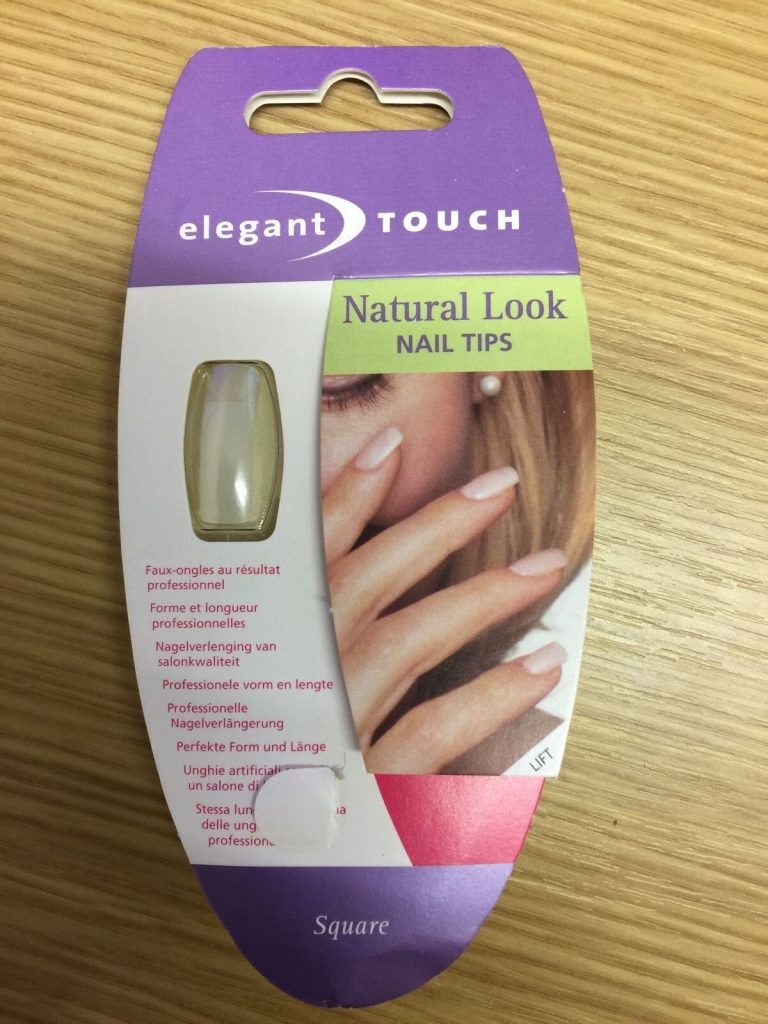 ELEGANT TOUCH SQUARE NATURAL LOOK NAIL TIPS