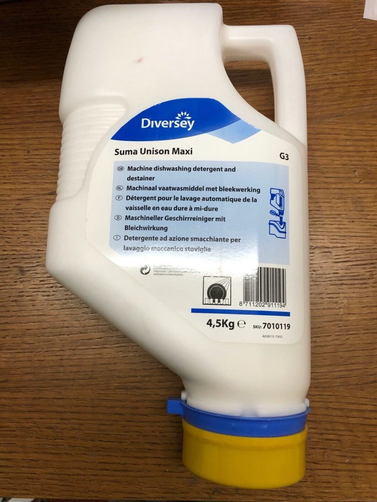 Johnson Diversey Suma Unison Maxi G3 Dishwasher Detergent and Destainer 4.5kg