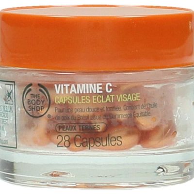 New Body Shop Vitamin C Facial Radiance Capsules Very Rare ITEM
