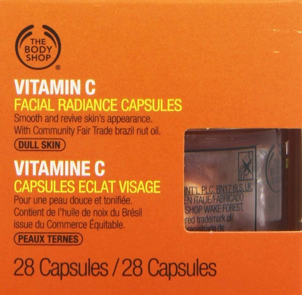 New Body Shop Vitamin C Facial Radiance Capsules Very Rare ITEM