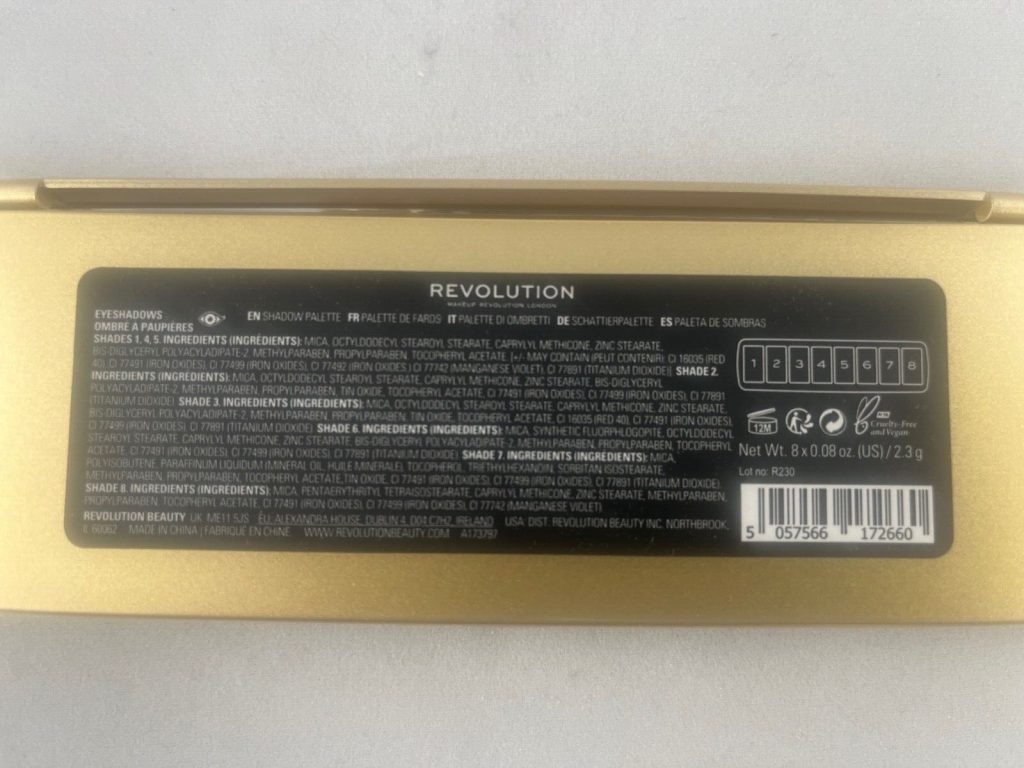 i love revolution eyeshadow kind heart make up