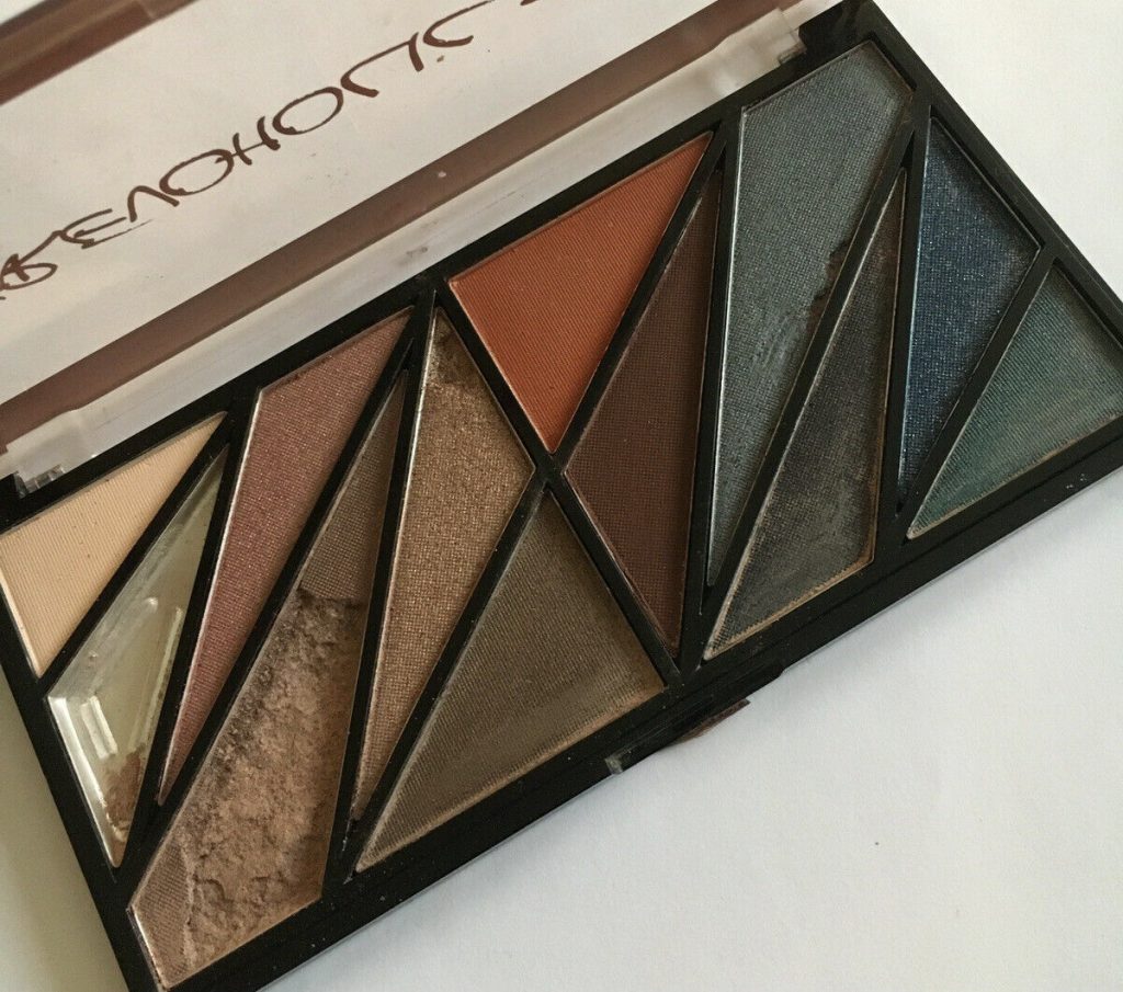 Revolution Revoholic Eyes Eyeshadow Palette Blue Steel Brown Nude Taupe SeeD1