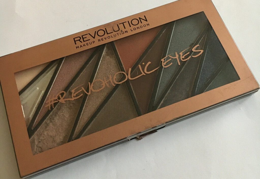 Revolution Revoholic Eyes Eyeshadow Palette Blue Steel Brown Nude Taupe SeeD1