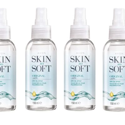 Avon Skin So Soft Original Dry Oil Spray 4 x 150ml.