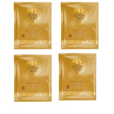 Pack of 4 Planet Spa Heavenly Radiance Ritual Foil Face Mask one use masks by Avon