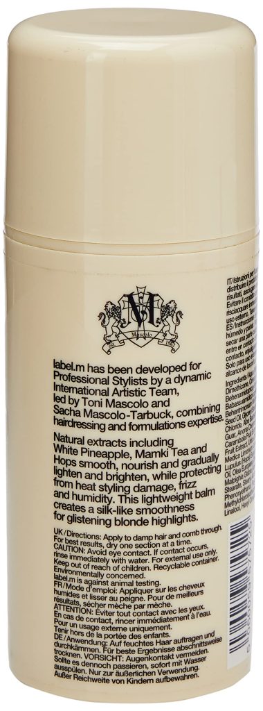 LABEL M Brightening Blonde Balm, 100 ml