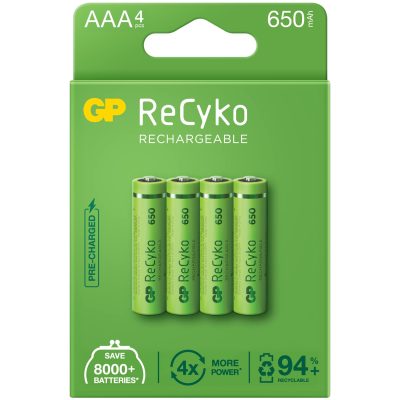GP Batteries EkoPower NiMH AAA Batteries (Pack of 4)