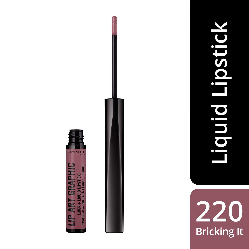 Rimmel London Lip Art Graphic Liner & liquid Lipstick - 860 Go Hard