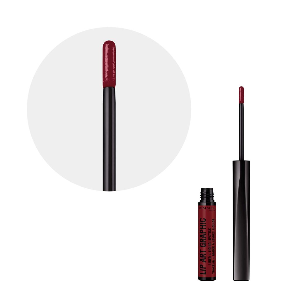 Rimmel london lip art graphic liner&liquid lipstick 810 be free