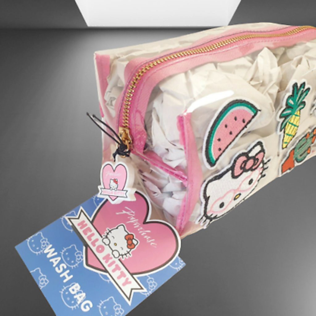 Hello Kitty Wash Bag / Pencil Case or Makeup Bag by SANRIO for Paperchase NEW