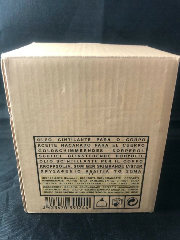 jean paul gaultier FRAGILE SHIMMERING BODY OIL 100ML VERY RARE