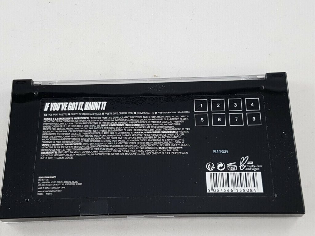 Revolution if you've got it haunt it face paint palette HALLOWEEN