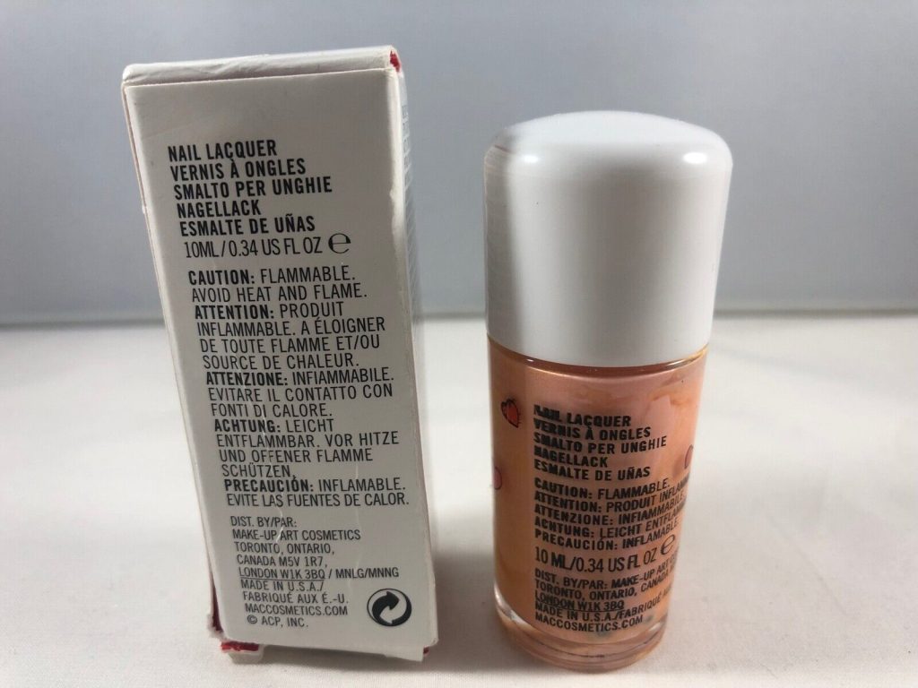 BNIB MAC Archie’s Girls Nail Lacquers in PEP PEP PEP Nail Polish