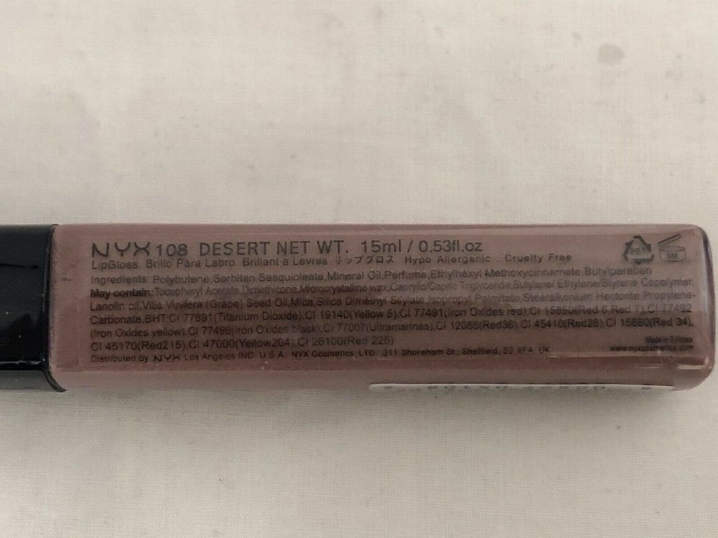 NYX LG108 DESERT LIP GLOSS
