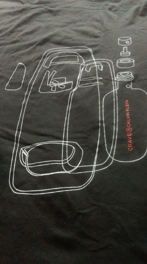 Calvin Klien CK Crave Black Crew neck T Shirt Large