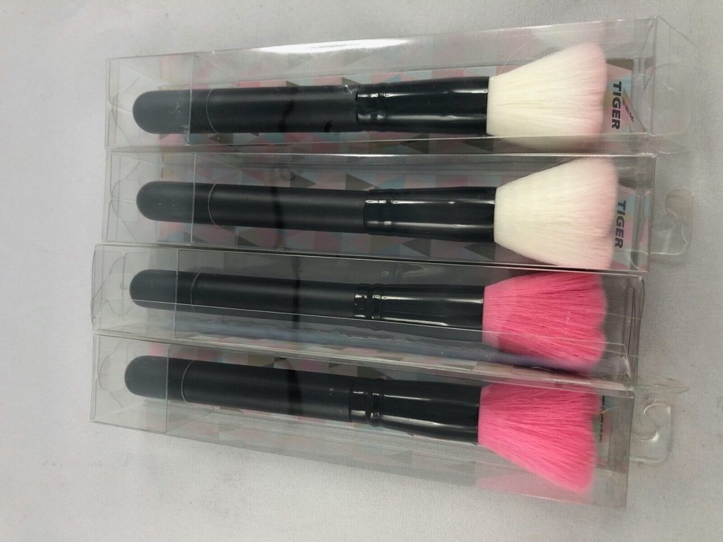 Make Up Blusher Powder Brush ~ Synthetic ~ White * Pack of 6 FULL SIZE