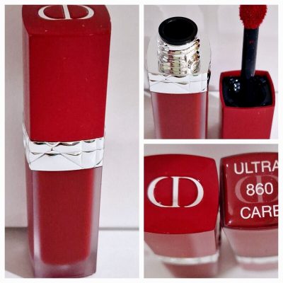 Dior Red Lipstick Rouge Ultra Care Liquid Lipstick 860 Flirt Matte Lip Stick-NEW
