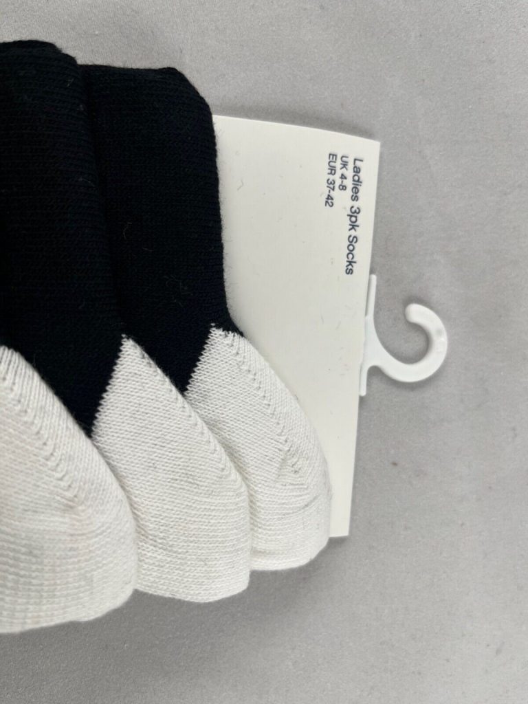 Ellesse Womens Elasticated Ankle Socks Ladies Trainer Sock 3 Pack UK4-8 EU37-42