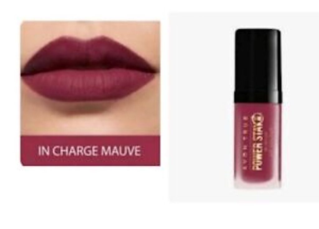 AVON True Colour 16 Hour Power Stay Matte Lip Colour Shade IN CHARGE MAUVE 7ML