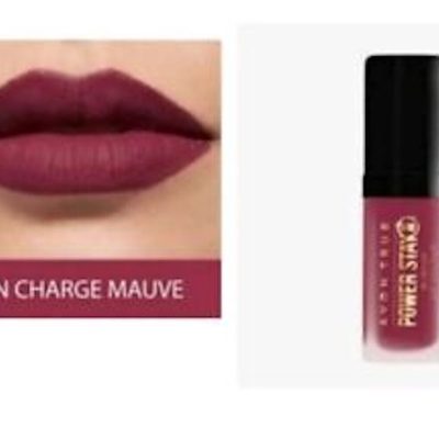 AVON True Colour 16 Hour Power Stay Matte Lip Colour Shade IN CHARGE MAUVE 7ML